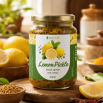 Second image of Swadjanak Fresh Lemon Pickle – Traditional Nimbu Achar | 100% Natural | 340 ML