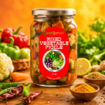Swadjanak Mixed Vegetable Pickle – Traditional Indian Mixed Achar | 100% Natural | 500 GM